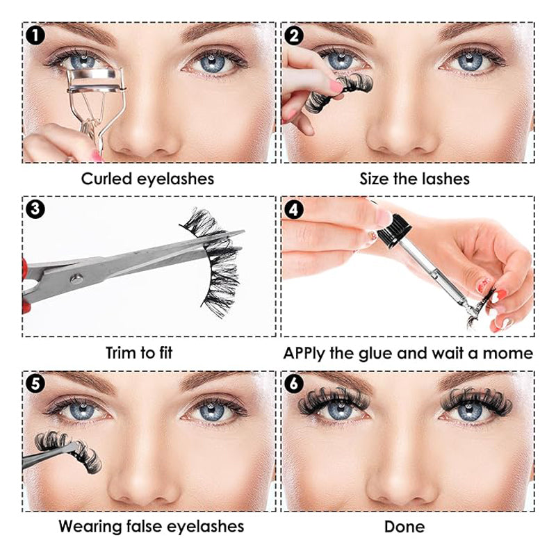 3D Mink Lashes – Soft Glam Everyday (Reusable 20+ Wears)