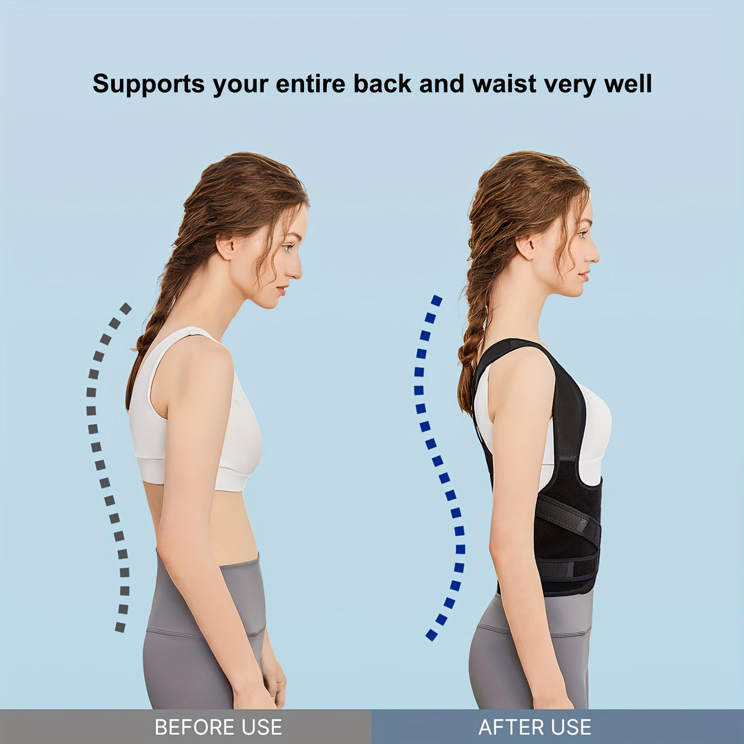 Adjustable Back And Waist Support For Men And Women